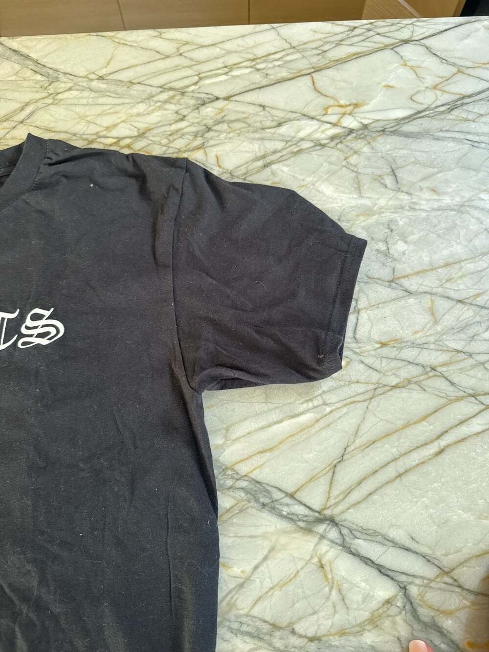 Rejects Clothing Gothic Script Jester Graphic Bla… - image 3